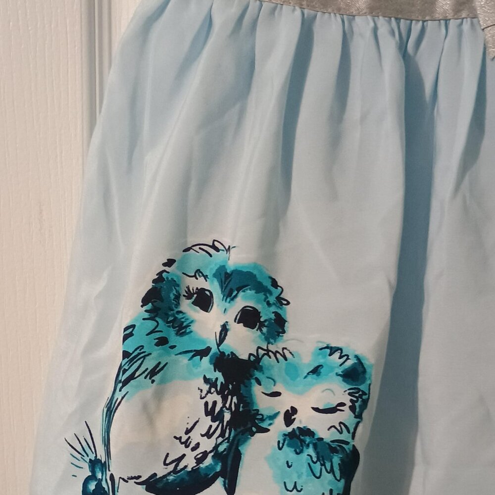 Gymboree/Dress/Girls/18-24M/Blue/Owls Glitter Bow Party - Picture 7 of 9